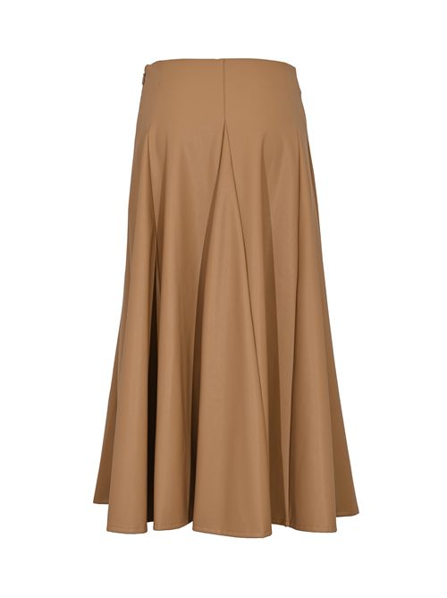 Gonna Nocera effetto pelle Cammello MM Max Mara | 2526776038600001